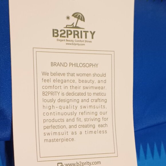 NEW Women's B2prity Two Piece Swimsuit XXL - Picture 8 of 9